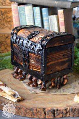 Drewniana skrzynka mimik bagaż ze Świata dysku (This Guy in a Hat)