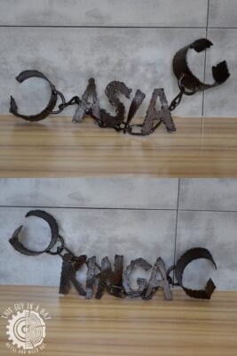 Metalowe kajdany (prezent ślubny) (This Guy in a Hat)