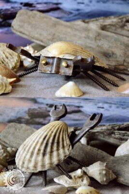 Krab z metalu i muszli (This Guy in a Hat)