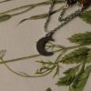 Kolczyki z motylem danaid wędrowny i łańcuszkami (Unique Fantasy Objects)