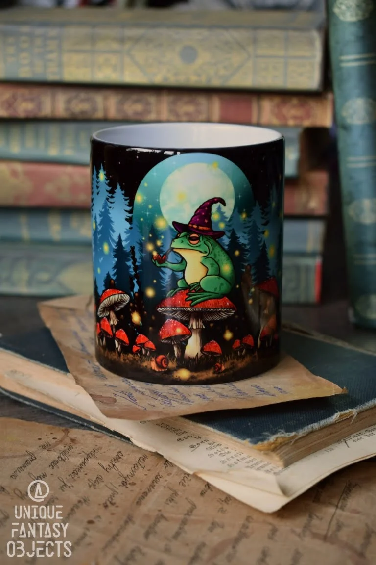Kubek z żabą na muchomorze (Unique Fantasy Objects)