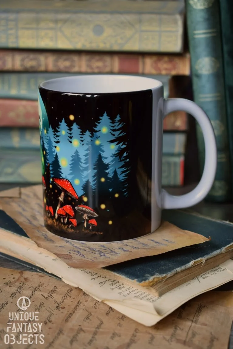 Kubek z żabą na muchomorze (Unique Fantasy Objects)