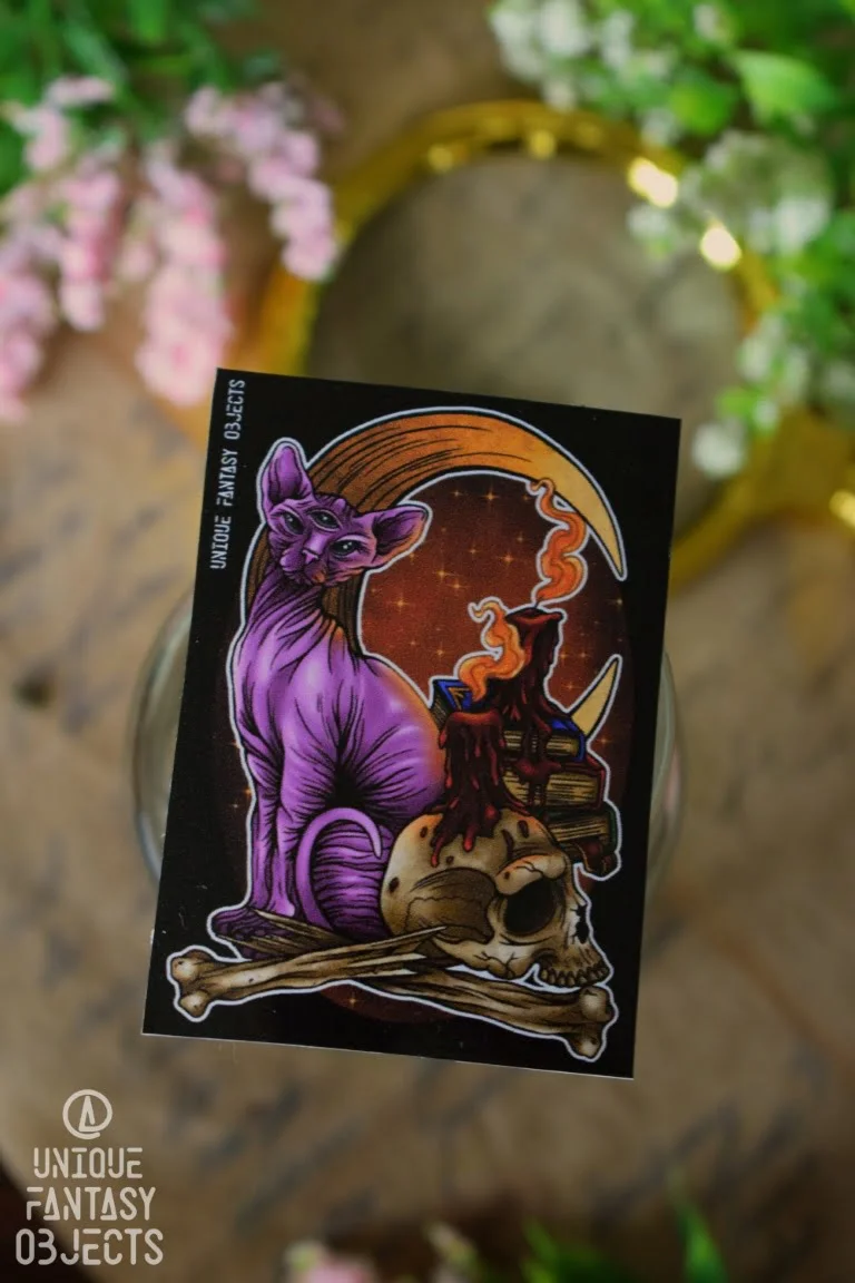 Naklejka z kotem (Unique Fantasy Objects)