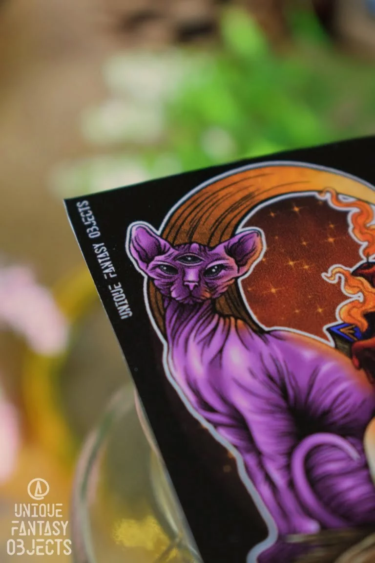 Naklejka z kotem (Unique Fantasy Objects)