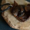 Naszyjnik z bobrem i tygrysim okiem (Unique Fantasy Objects)