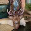 Naszyjnik z jeleniem i labradorytem (Unique Fantasy Objects)