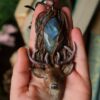 Naszyjnik z jeleniem i labradorytem (Unique Fantasy Objects)
