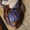 Naszyjnik z kozicą tatrzańską i ametystem (Unique Fantasy Objects)