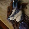 Naszyjnik z kozicą tatrzańską i ametystem (Unique Fantasy Objects)
