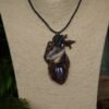 Naszyjnik z kozicą tatrzańską i ametystem (Unique Fantasy Objects)