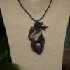 Naszyjnik z kozicą tatrzańską i ametystem (Unique Fantasy Objects)