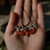 Naszyjnik z rzeźbą motyla niedźwiedziówka kaja (Unique Fantasy Objects)