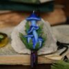 Naszyjnik z grzybem Entoloma i kwarcem (Unique Fantasy Objects)