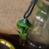 Naszyjnik z grzybem wilgotnica i kwarcem dymnym (Unique Fantasy Objects)