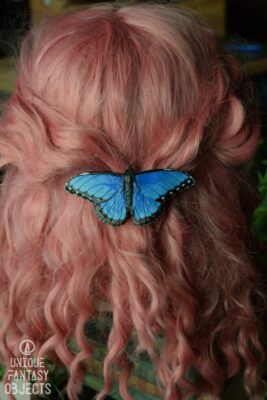 Spinka z motylem morpho (Unique Fantasy Objects)