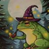 Bawełniana torba z żabą na muchomorze (Unique Fantasy Objects)