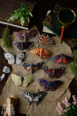 Spinki z polskimi motylami (Unique Fantasy Objects)