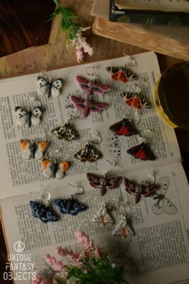 Kolczyki z polskimi motylami (Unique Fantasy Objects)
