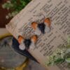 Kolczyki z rzeźbą motyla zorzynek rzeżuchowiec (Unique Fantasy Objects)
