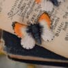 Kolczyki z rzeźbą motyla zorzynek rzeżuchowiec (Unique Fantasy Objects)