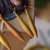 Kolczyki z rysiem i jadeitem (Unique Fantasy Objects)