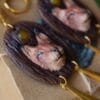 Kolczyki z rysiem i jadeitem (Unique Fantasy Objects)