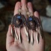 Kolczyki z wydrą i opalitem (Unique Fantasy Objects)