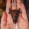 Naszyjnik z żubrem, bawolim okiem i kryształem górskim (Unique Fantasy Objects)