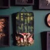 Ozdoba na ścianę z muchomorami w lesie (Unique Fantasy Objects)
