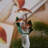 Naszyjnik z rzeźbą koźlarza i kryształem górskim (Unique Fantasy Objects)