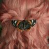Spinka do włosów z rzeźbą motyla rusałka admirał (Unique Fantasy Objects)