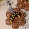 Kolczyki z osą i jaspisem krajobrazowym (Unique Fantasy Objects)