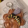 Kolczyki z osą i jaspisem krajobrazowym (Unique Fantasy Objects)