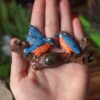 Naszyjnik z zimorodkiem i labradorytem (Unique Fantasy Objects)