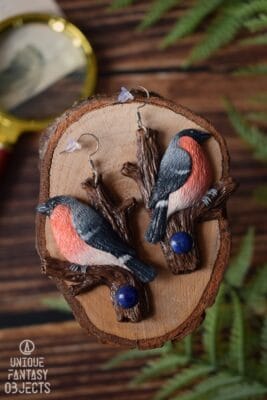 Kolczyki z gilami i lapis lazuli (Unique Fantasy Objects)