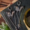 Kolczyki z rzeźbą motyla paź królowej (Unique Fantasy Objects)