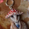 Kolczyki z płomykówką w kapeluszu muchomora (Unique Fantasy Objects)