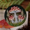 Magnes z namalowanymi grzybami polskimi (Unique Fantasy Objects)
