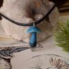 Naszyjnik z leśnymi grzybami i kamieniami (Unique Fantasy Objects)