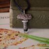 Naszyjnik z leśnymi grzybami i kamieniami (Unique Fantasy Objects)