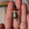 Naszyjnik z leśnymi grzybami i kamieniami (Unique Fantasy Objects)