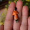 Naszyjnik z leśnymi grzybami i kamieniami (Unique Fantasy Objects)