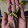 Naszyjnik z gąsienicami nocena księżycówka i kwarcem (Unique Fantasy Objects)