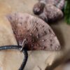 Naszyjnik z grzybem kania i kwarcem dymnym (Unique Fantasy Objects)