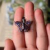 Naszyjnik z rzeźbą motyla mieniak strużnik (Unique Fantasy Objects)