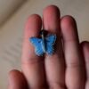 Naszyjnik z rzeźbą motyla modraszek adonis (Unique Fantasy Objects)