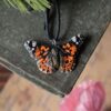Naszyjnik z motylem rusałka osetnik (Unique Fantasy Objects)