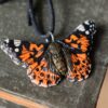 Naszyjnik z motylem rusałka osetnik (Unique Fantasy Objects)