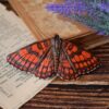 Spinka do włosów z motylem przeplatka atalia (Unique Fantasy Objects)