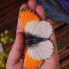 Spinka do włosów z motylem zorzynek rzeżuchowiec (Unique Fantasy Objects)